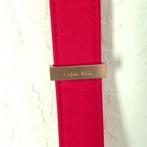 Red Calvin Klein Belt